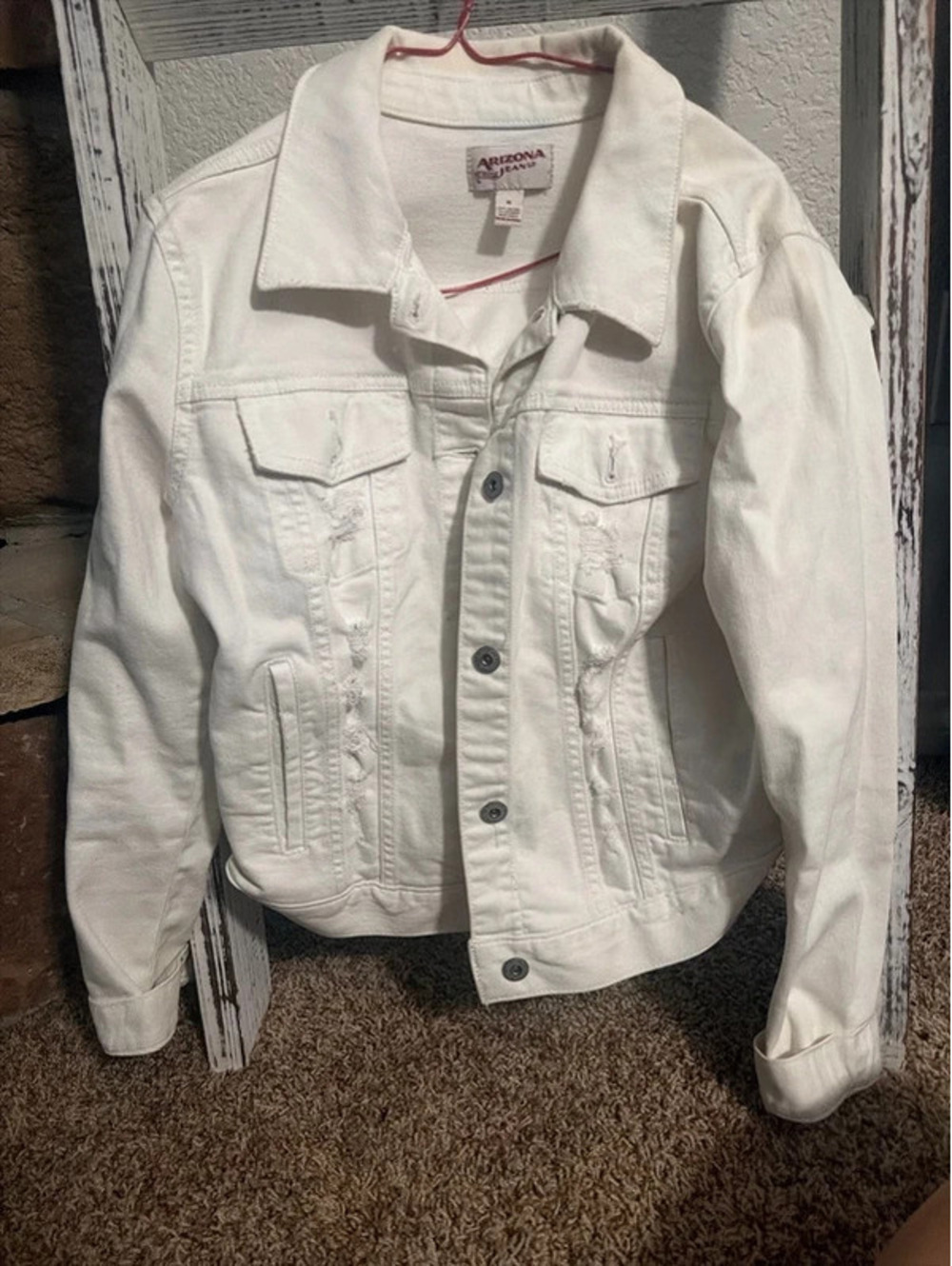 White Blue Jean Jacket
